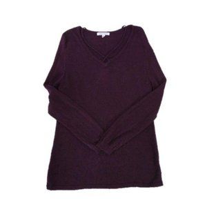 Honey Punch Women’s Lightweight Purple Criss Cross Knit Sweater Size S